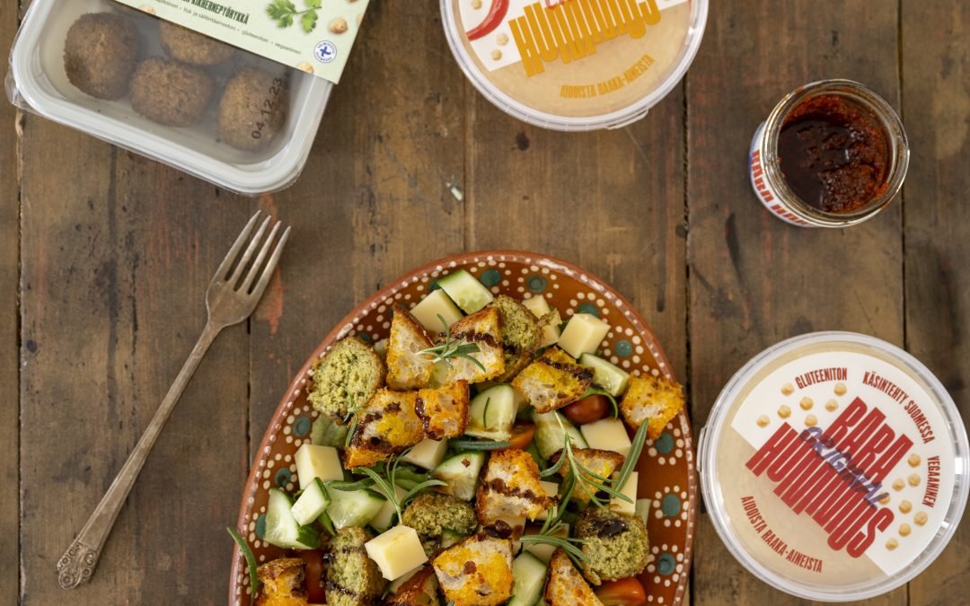 Tulinen joulusalaatti